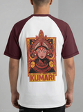 The Living Goddess: Kumari Heritage Raglan Tee (Back Print)